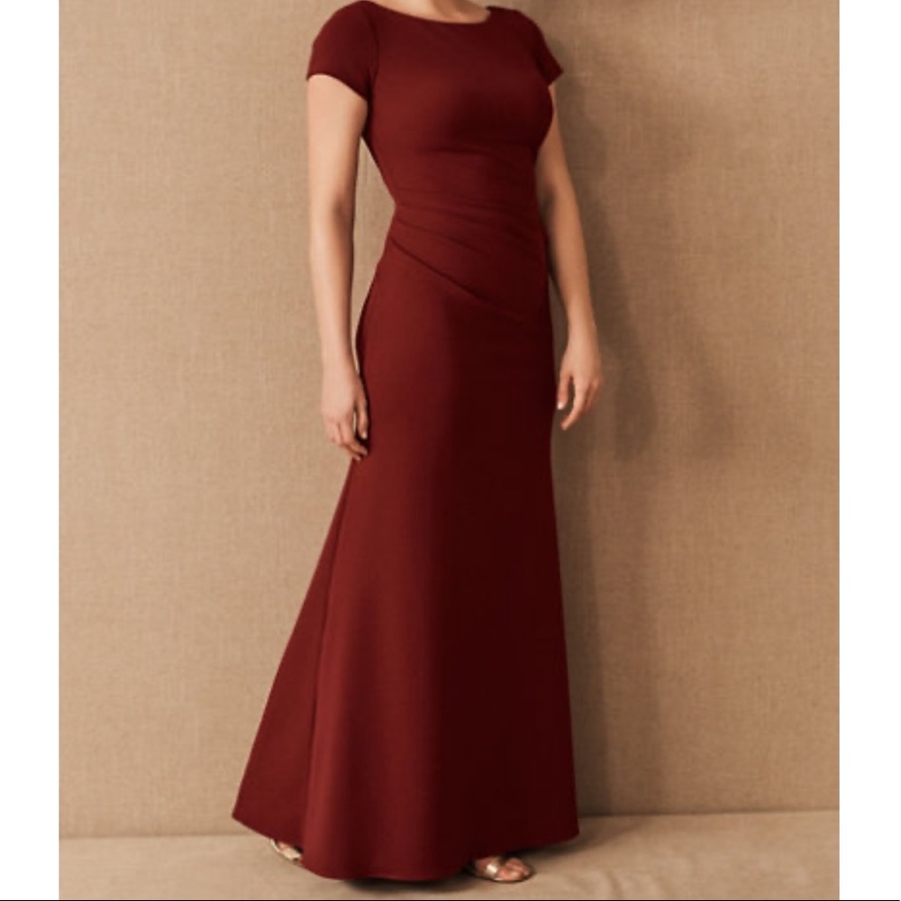 BHLDN Matisse Cap Sleeve Crepe Dress